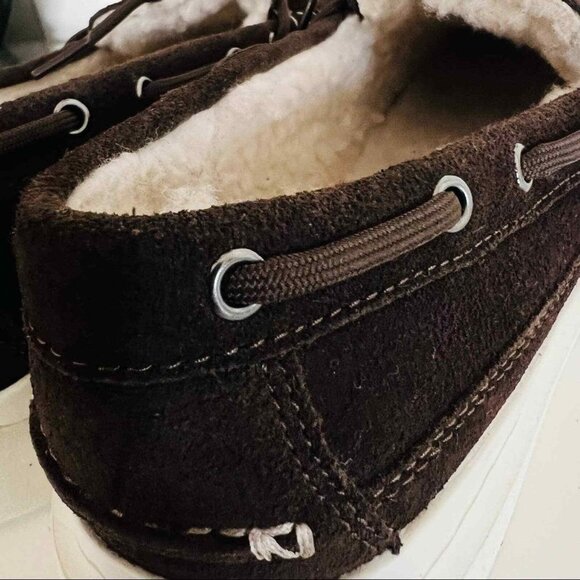 Cole Haan Men's GrandPro Rally Leather Brown Sneakers Size 9 Faux Shearling NWOB - Picture 7 of 11